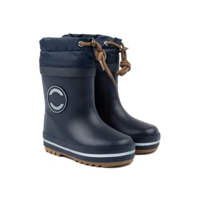 Abbildung von Mikk line Warm Gefütterte Gummistiefel Kinder 21 Blue Nights Wasserdicht Regenstiefel für Jungen und Mädchen Winddicht Thermo Regenschuhe Mit Reflektiernde Details
