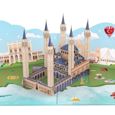 Abbildung von MOKIO® Pop Up Karte Türkei 3D Geburtstagskarte für einen Urlaub, Istanbul Grußkarte zum Geburtstag