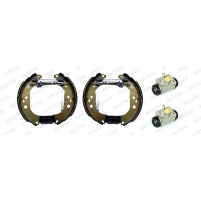 Abbildung von FERODO MAXI KIT FMK623 Bremsensatz, Trommelbremse mit Radbremszylinder FIAT: Doblo I Cargo, Kombi, II Kasten / Kombi