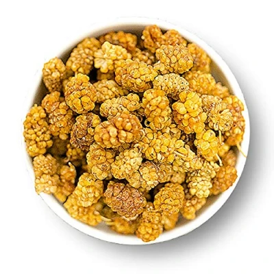 Abbildung von 1001 Frucht leckere getrocknete weiße Maulbeeren BIO 1 kg aus neuer Ernte I Maulbeere ohne Zuckerzusatz und weitere Zusätze naturbelassene Trockenobst