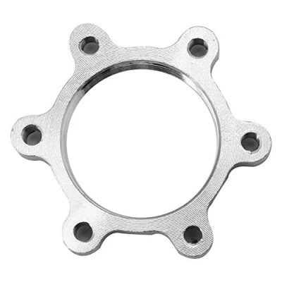 Abbildung von Fahrrad Bremsscheibe Centerlock Adapter, 6 Loch Radnabe Center Lock Adapter Aluminiumlegierung Zubehör (44MM)