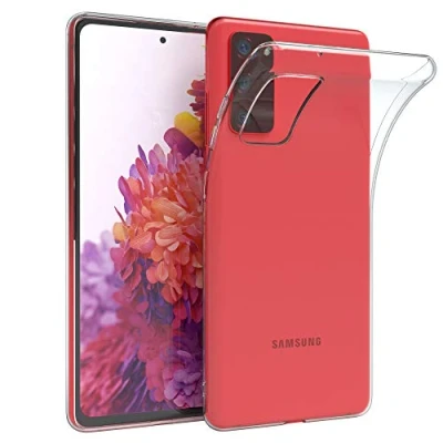 Abbildung von EAZY CASE Hülle kompatibel mit Samsung Galaxy S20 FE / 5G Schutzhülle Silikon, Ultra dünn, Slimcover, Handyhülle, Silikonhülle, Backcover, Durchsichtig, Klar Transparent