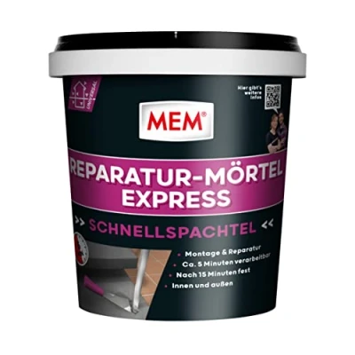 Abbildung von MEM Bauchemie Fugenmörtel Reparatur Mörtel Express, 1 Kg