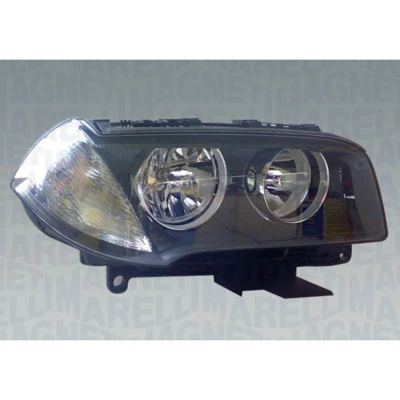 Abbildung von MAGNETI MARELLI 710301235201 Scheinwerfer links H7/H7, W5W Halogen mit Blinklicht für Rechtsverkehr Stellmotor LWR BMW: X3