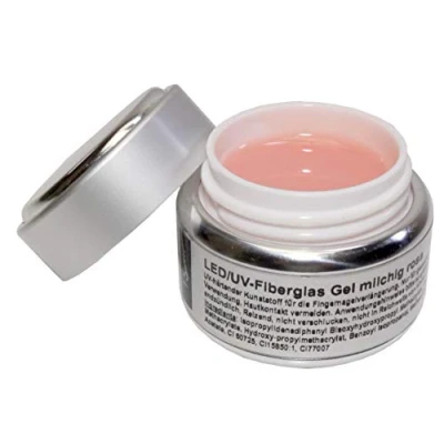 Abbildung von StudioLine LED/UV Gel Fiberglas milchig rosa dickviskose milky rosé 15 ml natürlich glänzend 1 Phasen
