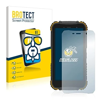 Abbildung von BROTECT Schutzglas für Doogee S35 Schutzfolie Panzer Folie Glas [Extrem Kratzfest 9H, Anti Fingerprint, Ultra Transparent]