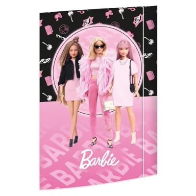 Abbildung von RNKVERLAG Zeichenmappe Barbie 320 x 430 mm, für Formate bis DIN A3 mit Gummizugverschluss, 1 Stück