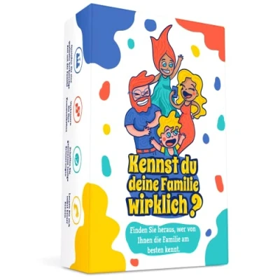 Abbildung von Kennst du Deine Familie wirklich ? Das verrückte Familienspiel voller Quizze und Herausforderungen, um herauszufinden, wer die am besten kennt! beliebteste Spiel für vereinte Familien