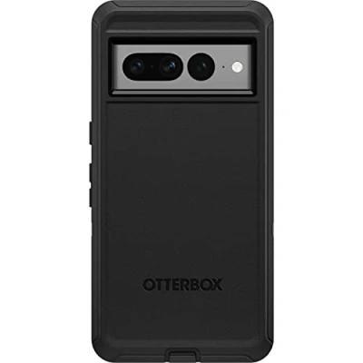 Abbildung von OtterBox Schutzhülle für Google Pixel 7 Pro Defender Serie, robust und langlebig, mit Anschlussschutz, inklusive Holsterclip Ständer