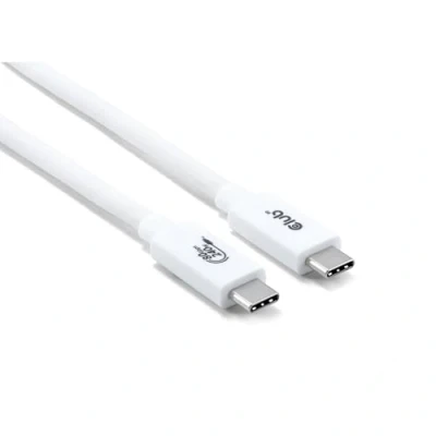Abbildung von Club 3D CAC 1572 USB 80Gbps Zertifiziertes 240W 8k240Hz Type C® 1.2m Kabel Weiß