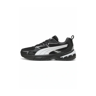 Abbildung von Puma Milenio TECH Sneaker low, Größe: 41, Black white silver Kunststoff/textil