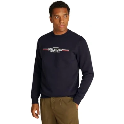 Abbildung von Tommy HILFIGER SWEATSHIRT STRIPE mit mehrfarbigen Print