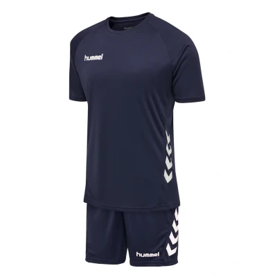Abbildung von Hummel 2 Piece SET kurze Sporthose, Herren, Größe: Small, Marine