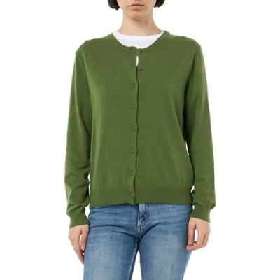 Abbildung von United Colors of Benetton Damen Koreanisches Trikot M/L 1035D5012 Strickjacke, grün, Medium