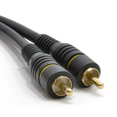 Abbildung von kenable Prämie 75 Ohm Digital Audio Koax Vergoldeten Vergoldete Chinch Cinch Kabel 2 m [2 Meter/2m]
