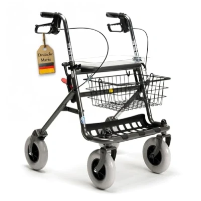 Abbildung von FabaCare Rollator 286i Standardrollator, Gehwagen faltbar, Anthrazit