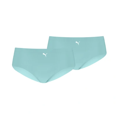 Abbildung von Puma Women Seamless Hipster 2 PACK Slip, Damen, Größe: XL, Mint