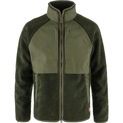 Abbildung von Fjällräven Vardag Jacket Fleecejacke, Herren, Größe: XL, Deep forest/laurel green