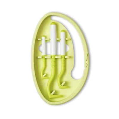 Abbildung von Tick Twister® ClipBox mit 3 Zeckenentferner zum Entfernen von Zecken bei Hunden, Katzen, Pferden und Menschen Original hergestellt in Frankreich (grün)