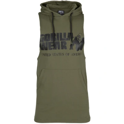 Abbildung von Gorilla Wear Rogers Hooded Top, Herren, Größe: 4XL, Dark green