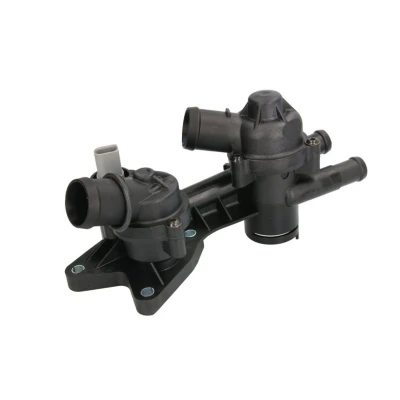 Abbildung von CALORSTAT by Vernet TH7168.87J Kühlwasserthermostat 87 mit Dichtung Sensor Kunststoffgehäuse VOLKSWAGEN: Golf 5 Schrägheck, Touran I