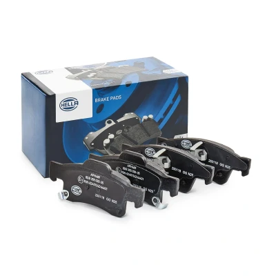 Abbildung von HELLA 8DB 355 020 351 Bremsbelagsatz mit akustischer Verschleißwarnung JEEP: GRAND CHEROKEE 4, DODGE: Durango