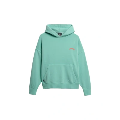 Abbildung von Superdry Essential LOGO Kapuzenpullover, Damen, Größe: 44, Spearmint light green