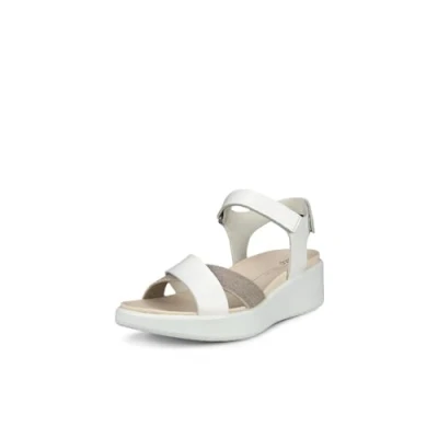 Abbildung von ECCO Flowt Plateausandalette, Damen, Größe: 38, White Schuhe