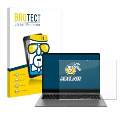 Abbildung von BROTECT Schutzglas für Samsung Galaxy Book5 Pro 360 16&quot; Schutzfolie Panzer Folie Glas [Extrem Kratzfest 9H, Anti Fingerprint, Ultra Transparent]