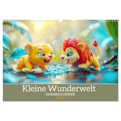 Abbildung von Kleine Wunderwelt Kinderkalender (Wandkalender 2025 DIN A3 quer), CALVENDO Monatskalender
