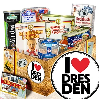 Abbildung von I love Dresden DDR Geschenk Geschenkidee Ostalgie Box