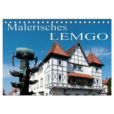 Abbildung von Malerisches Lemgo (Tischkalender 2025 DIN A5 quer), CALVENDO Monatskalender