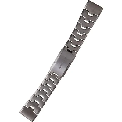 Abbildung von Garmin Quickfit Armband, 26mm, Titan, Carbongrau, passend für Fenix 5X/6X/7X Serie, Enduro 1/2, Tactix Quatix 6X/7X, D2 Delta Charlie/PX, Descent Mk2/Mk2i, einfach ein und ausklicken