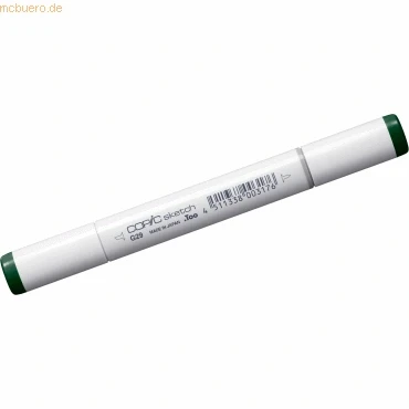 Abbildung von COPIC Sketch Marker Typ G 29, Pine Tree Green, professioneller Pinselmarker, mit einer Super Brush Spitze und Medium Broad