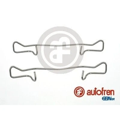 Abbildung von AUTOFREN SEINSA D42344A Zubehörsatz, Scheibenbremsbelag FORD: FOCUS 2 Limousine, C Max, 3, RENAULT: LAGUNA 2, ESPACE 4, MINI: Schrägheck