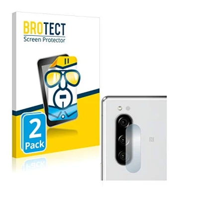 Abbildung von BROTECT (2 Stück Schutzfolie für Sony Xperia 5 (NUR Kameraschutz) Displayschutz Folie Ultra Klar