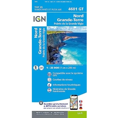 Abbildung von Nord Grande Terre 1:25 000: Ile de Guadeloupe 1:25000 (TOP 25)
