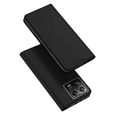 Abbildung von COFI 1453 Buch Tasche kompatibel mit Xiaomi 13 Pro Hülle Etui Brieftasche Schutzhülle Standfunktion, Kartenfach Schwarz