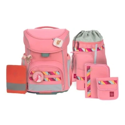 Abbildung von Lässig Unique SET SLIM 7TEILIG Schulranzen für Kinder, Größe: One Size, Pink