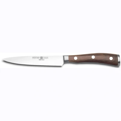 Abbildung von WÜSTHOF Ikon Gemüsemesser 12 cm, Schwarz,silber