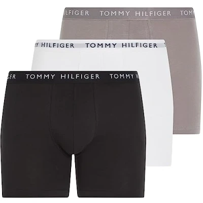 Abbildung von Tommy Hilfiger 3 PACK Panties, Herren, Größe: Small, Black/sublunar/white
