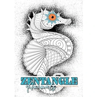 Abbildung von Zentangle Tiere Malbuch für Erwachsene: im Stil Mandala Erwachsene Tier Malbuch: ... Animals Coloring Book for Adults A4