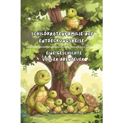 Abbildung von Schildkrötenfamilie auf Entdeckungsreise: Eine Geschichte voller Abenteuer