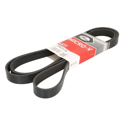 Abbildung von GATES 7PK2418 Keilrippenriemen 2418 7 Polyester, EPDM (Ethylen Propylen Dien Kautschuk) RoadMax Value Line MERCEDES BENZ: C Klasse T modell