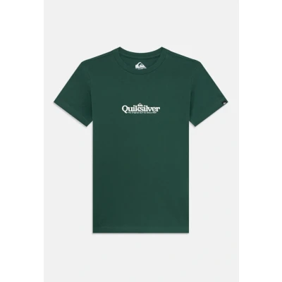 Abbildung von Quiksilver Fineline Youth Unisex Tshirt print für Kinder, Größe: 176, Trekking green