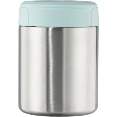Abbildung von Xavax Thermo Suppenbehälter 500 ml (Suppenbecher to go mit Deckel auslaufsicher, Lunchbox heiß 6 h, kalt 9 Suppentasse aus Edelstahl für unterwegs, Soup Container doppelwandig isoliert) pastellblau