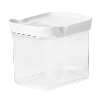 Abbildung von Emsa Frischhaltedose OPTIMA, Schüttdose, Transparent, Weiß, 1 Liter, Kunststoff