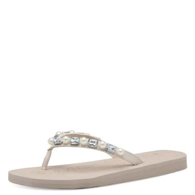 Abbildung von Tamaris Pantolette Damen Flach beige,EU 39