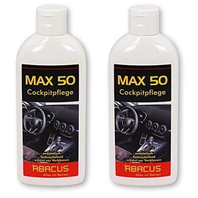 Abbildung von ABACUS® Cockpitpflege silikonhaltig 2X 250 ml (7726.2) Fahrzeuginnenraumreiniger Innenraumreiniger Auto Tiefenpflege