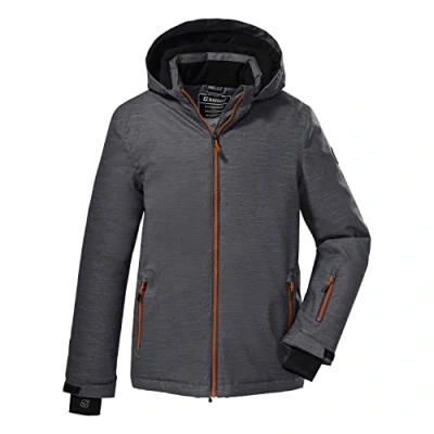 Abbildung von Killtec Jungen Ksw 179 Bys Jckt Skijacke Funktionsjacke mit Kapuze und Schneefang, anthrazit, 128 EU